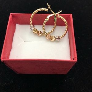 14k Italian Gold earrings SALE‼️